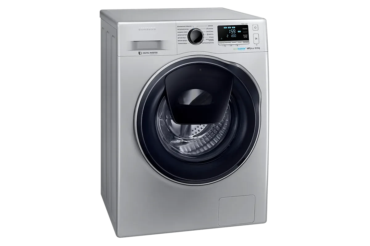 Стиральная машина Samsung WW80K6210RS/LD (AddWash и Eco Bubble)