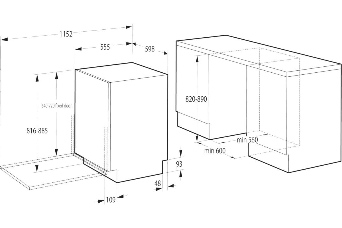Посудомоечная машина Hisense HV642D90