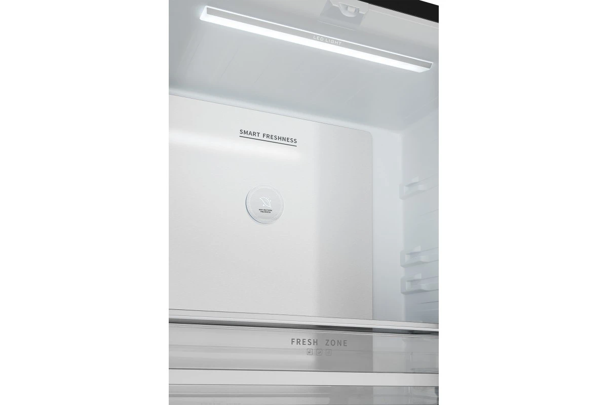 Отдельностоящий холодильник с инвертором Weissgauff WCD 510 Built-in Inverter NoFrost Black Glass