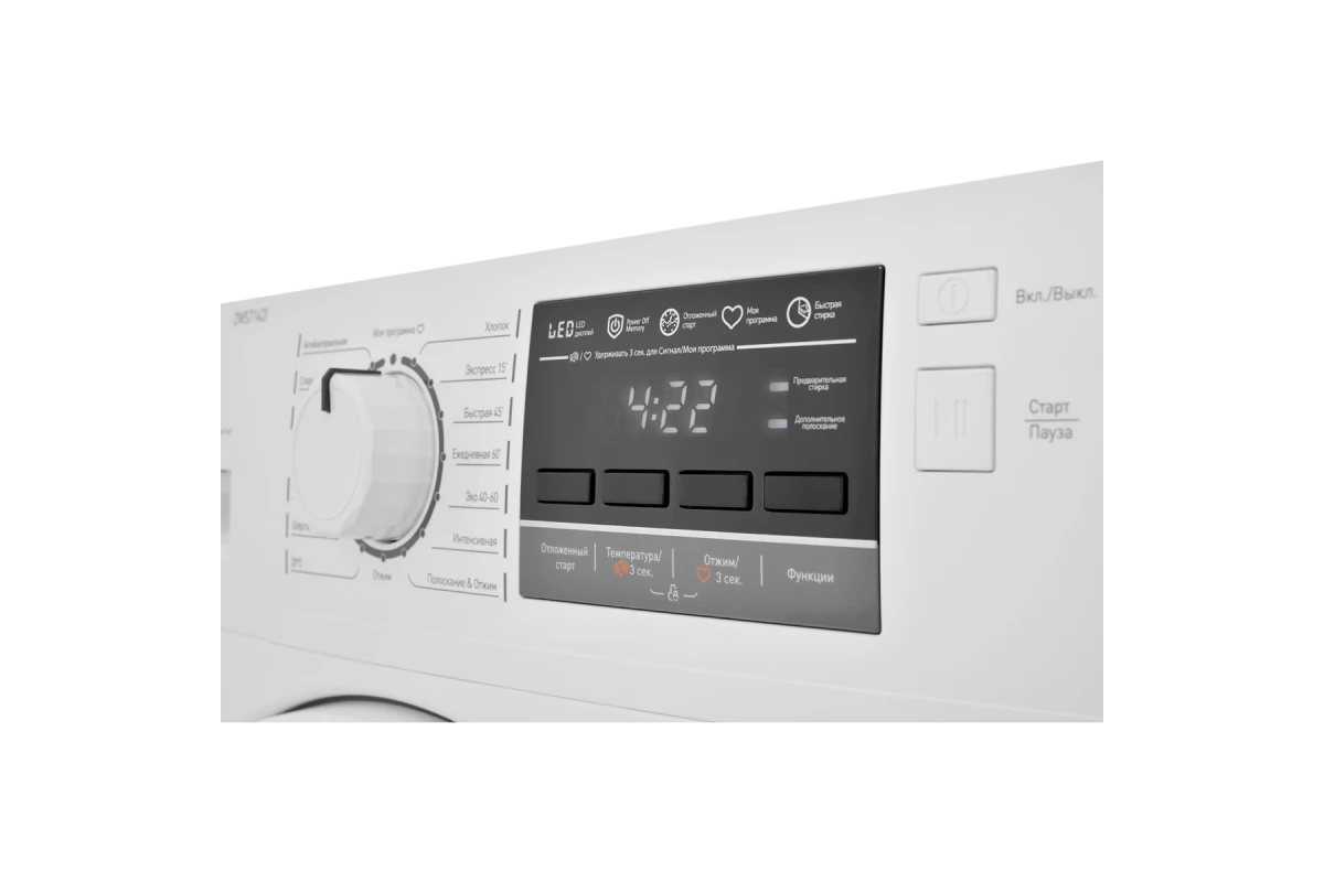 Стиральная машина узкая ZUGEL ZWS7142I Inverter