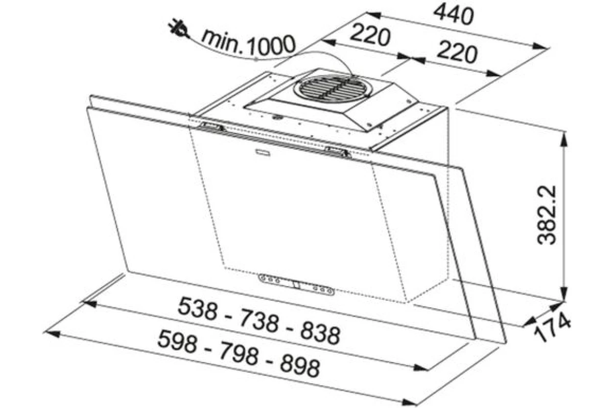 Вытяжка Franke FMA 2.0 607 BK/GR