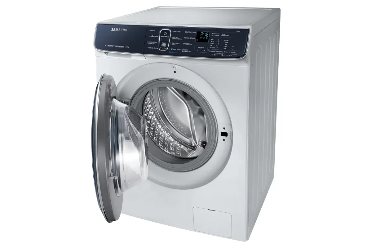 Стиральная машина Samsung WW80R52LCFSDLP (EcoBubble)