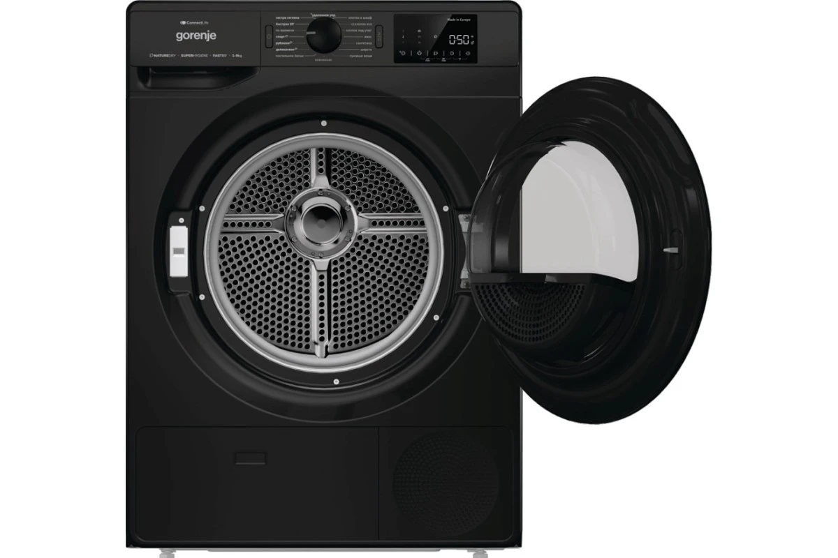 Сушильная машина с тепловым насосом Gorenje DPNE92GNLWIFI/BC