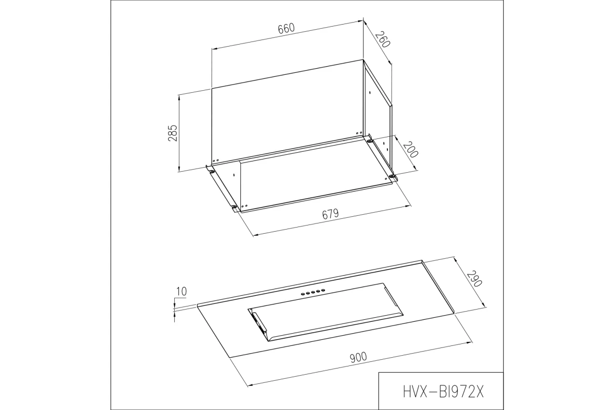 Вытяжка Haier HVX-BI972X