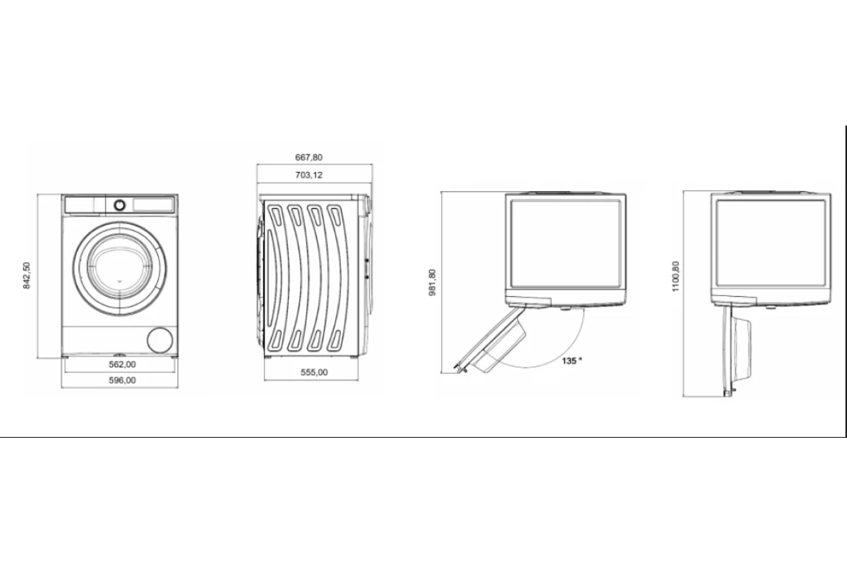 Стиральная машина Jacky’s JW 12W14T3