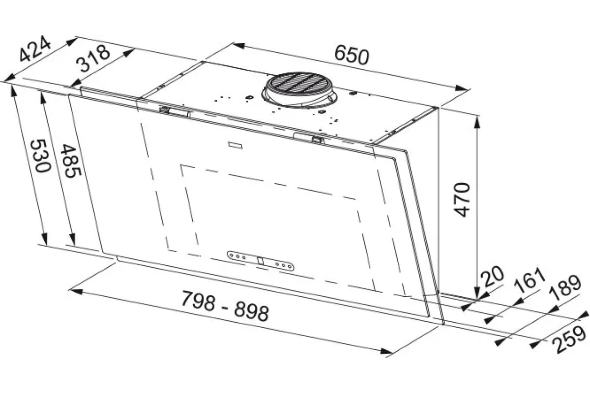 Вытяжка Franke FMA 2.0 PRO 907 BK
