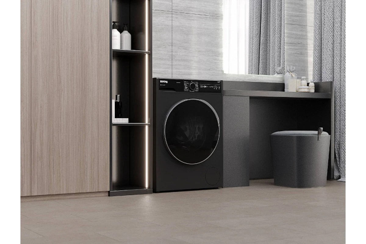 Узкая стиральная машина с паром Korting KWM 42LS1267 N