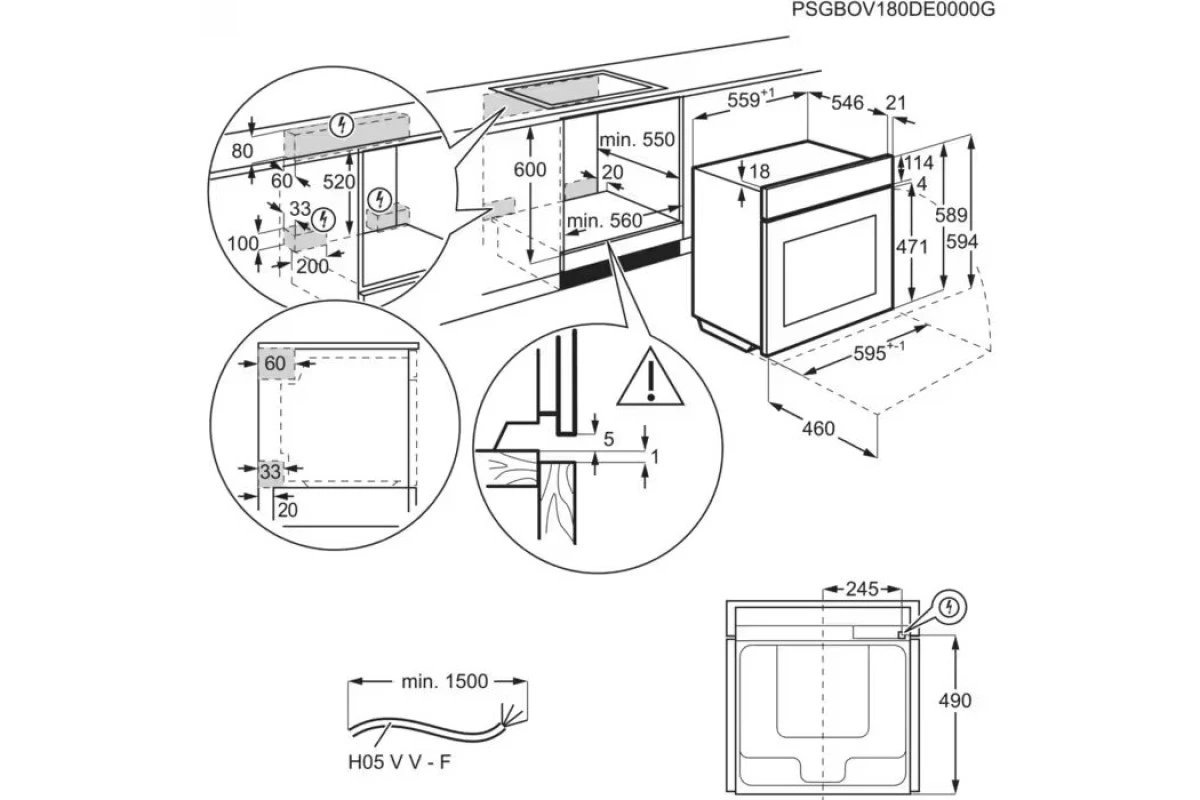 Духовой шкаф Electrolux KOAAS31CX