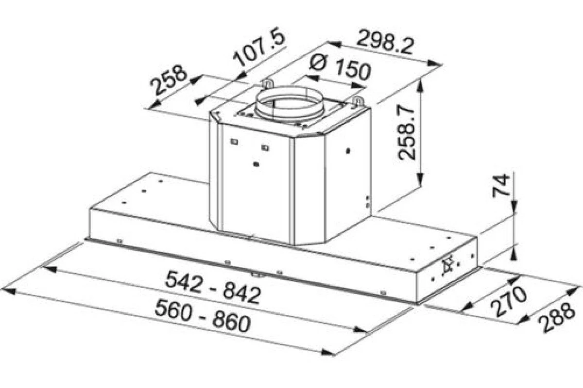 Вытяжка Franke FMY 608 BI BK