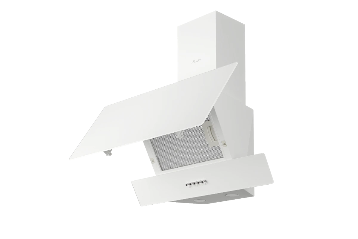 Наклонная вытяжка Monsher ROUEN 60 Blanc Verre