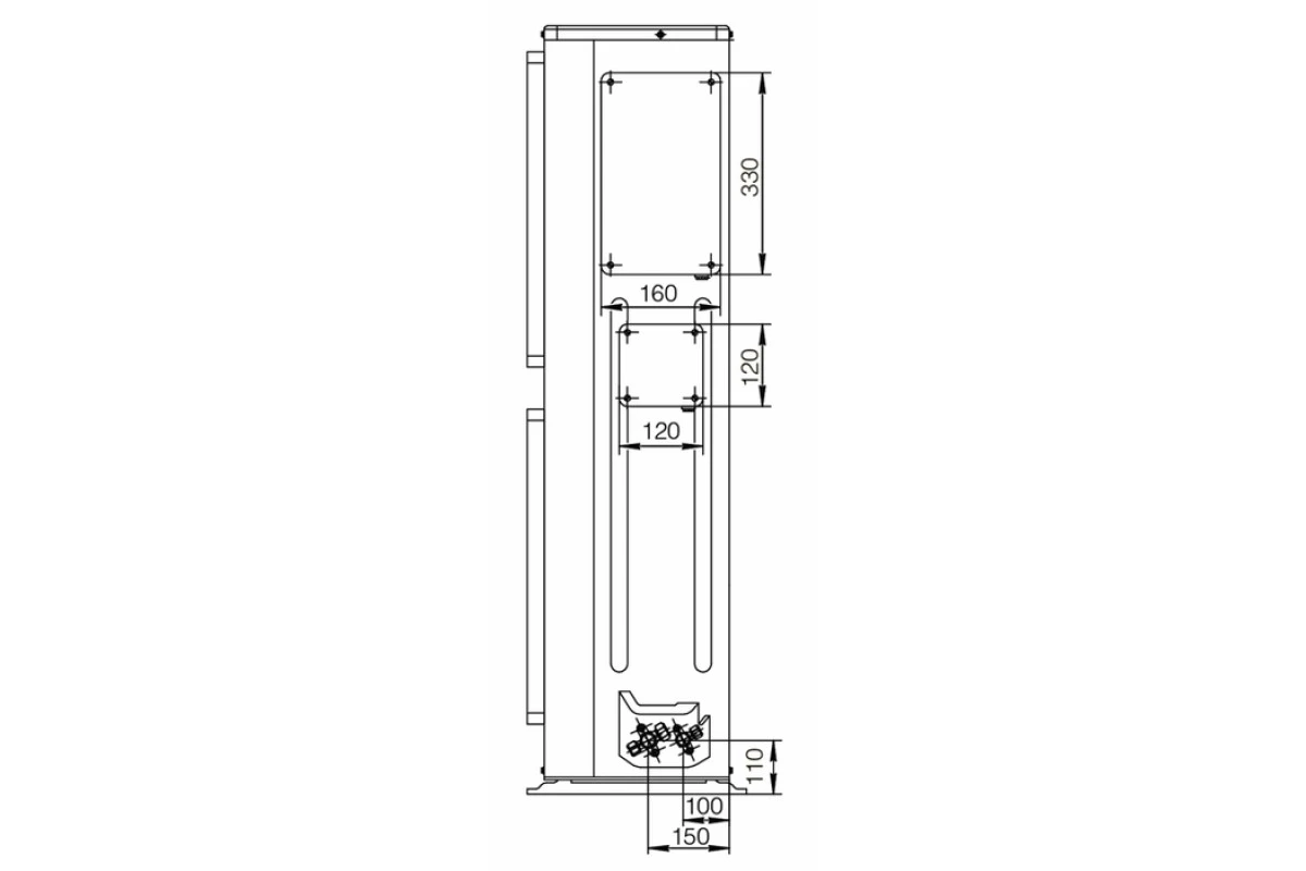 Напольно-потолочный кондиционер Excon CR-01-1422
