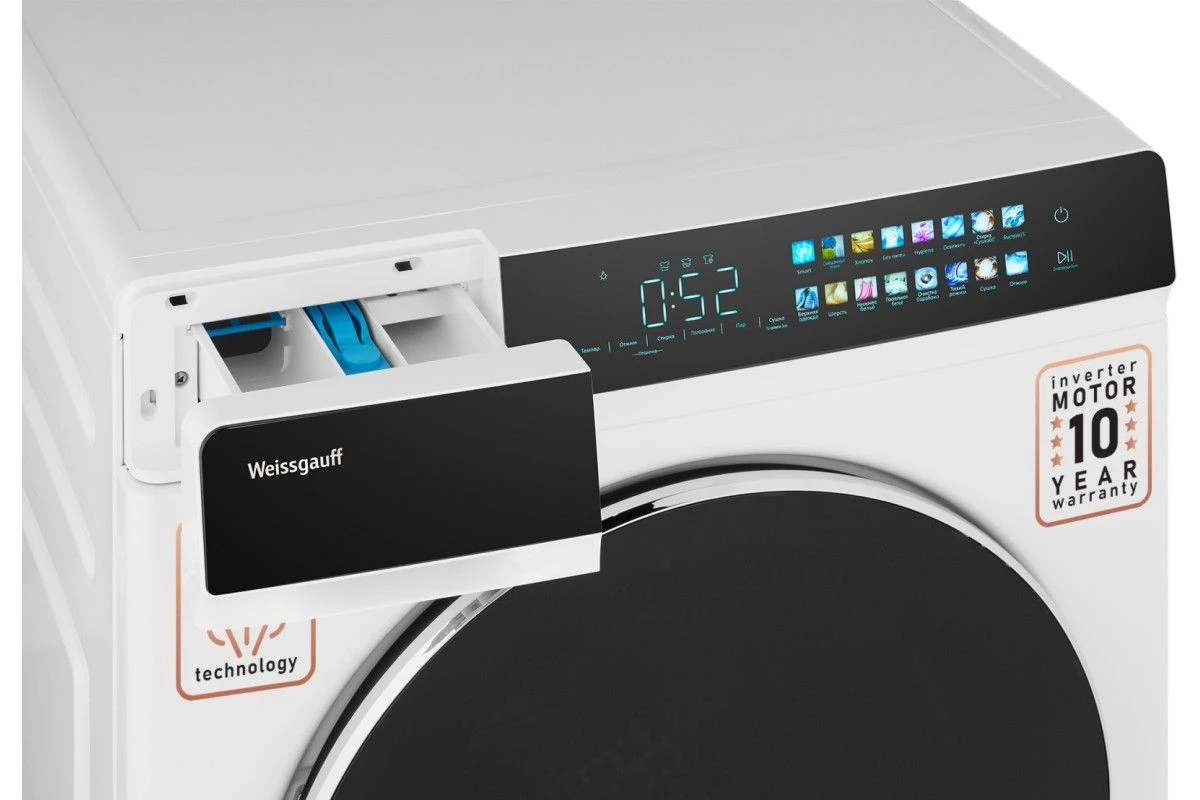 Стиральная машина с сушкой Weissgauff WMD 999 Inverter Steam