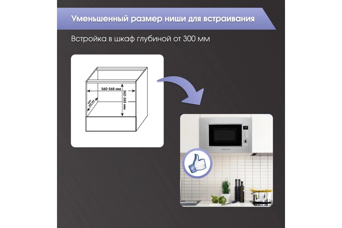 Микроволновка Zigmund & Shtain BMO 21 S
