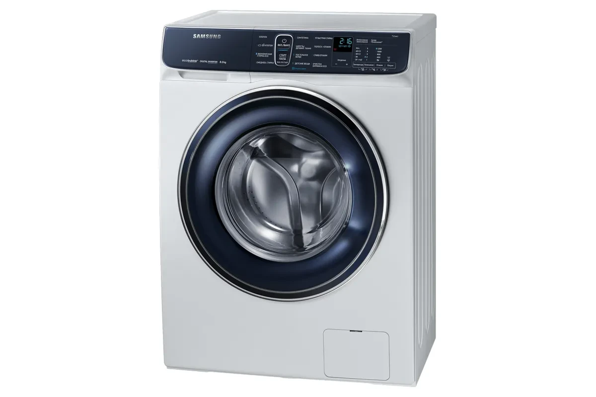 Стиральная машина Samsung WW80R52LCFSDLP (EcoBubble)