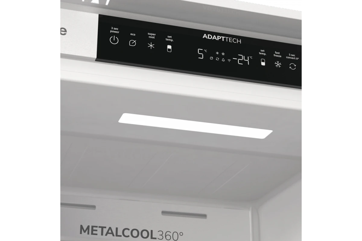 Встраиваемый двухкамерный холодильник Gorenje NRKI517E82WF