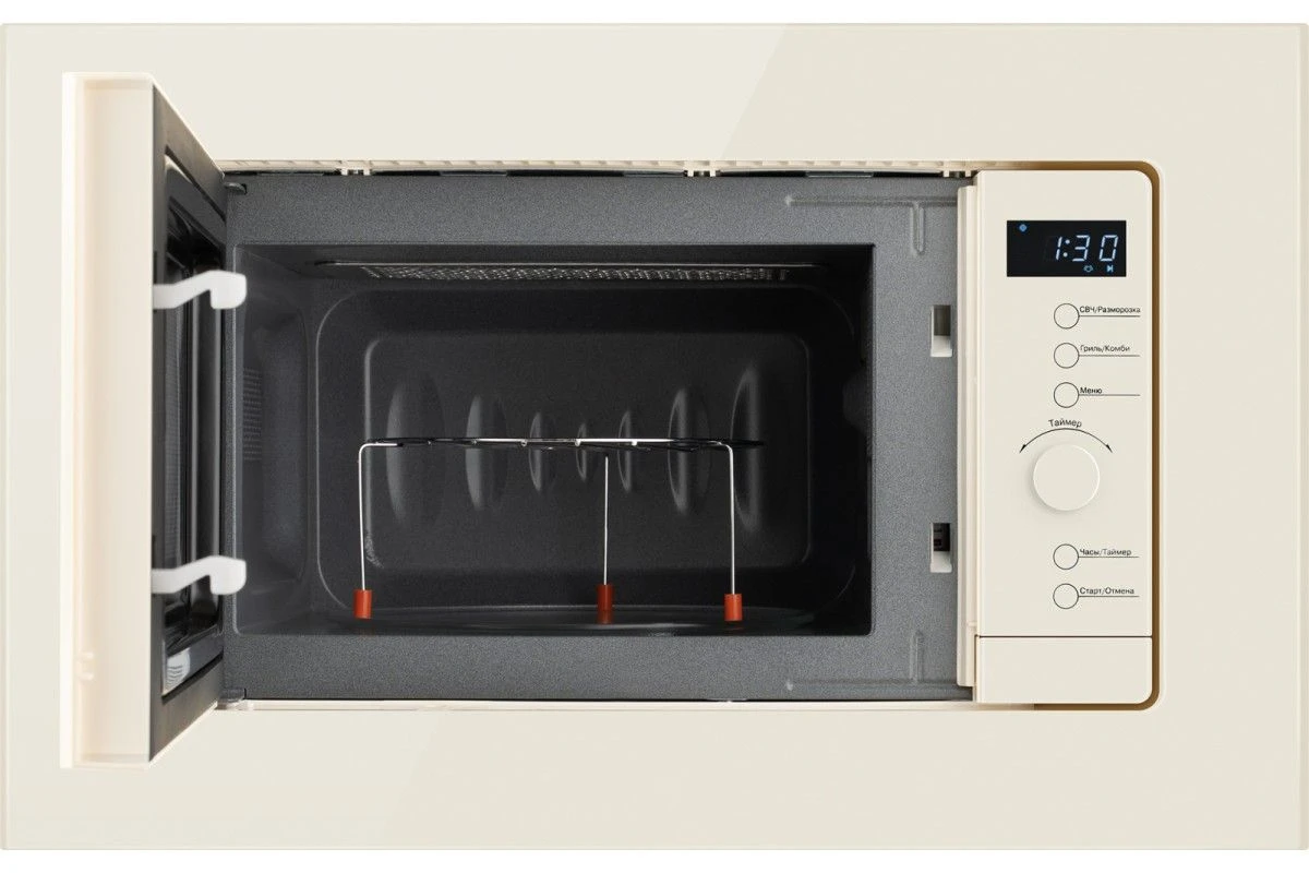 Встраиваемая микроволновая печь Weissgauff HMT-320 BeG Grill