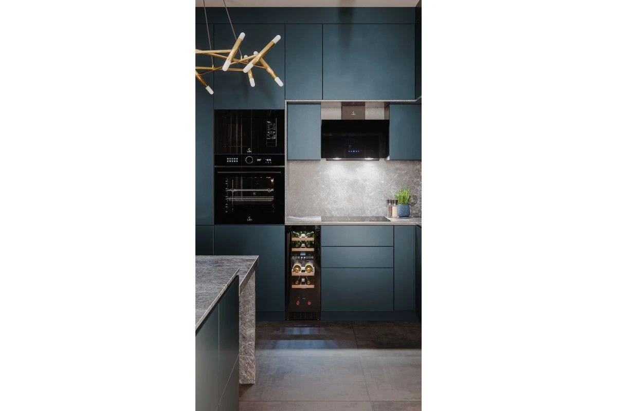 Винный шкаф отдельностоящий LEX LWD3017BL DUAL ZONE