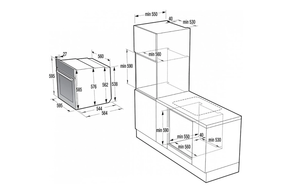 Духовой шкаф Gorenje BSA6138B