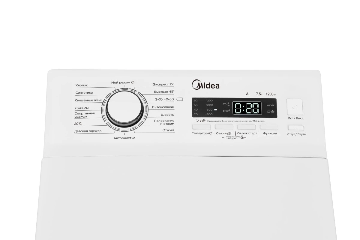 Стиральная машина Midea MFE12W75B/W-C