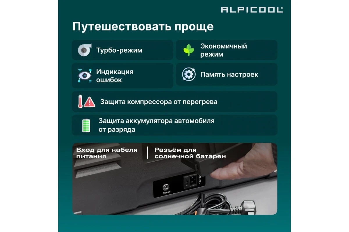 Автохолодильник Alpicool TS100 (12/24)