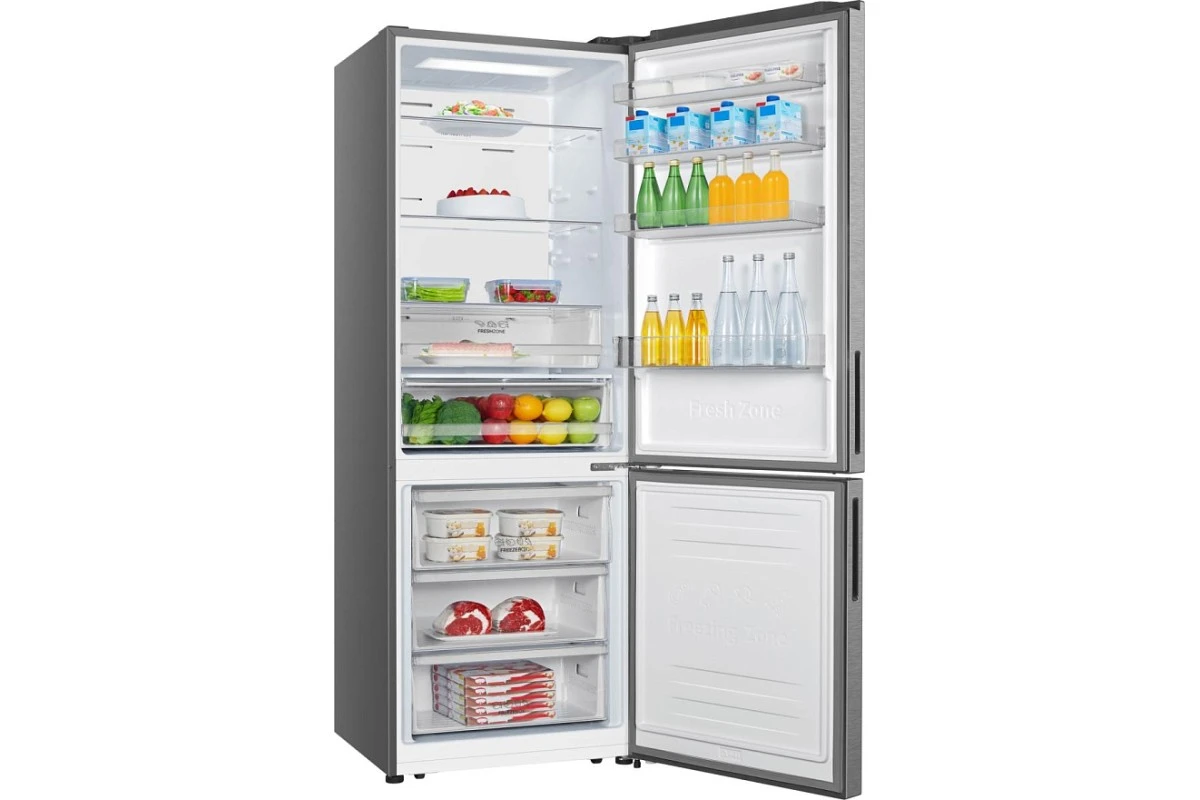 Отдельностоящий двухкамерный холодильник Gorenje NRK720EAXL4