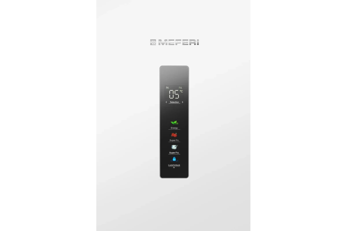 Холодильник MEFERI MFR200WH TOTAL NO FROST COMBI ULTRA
