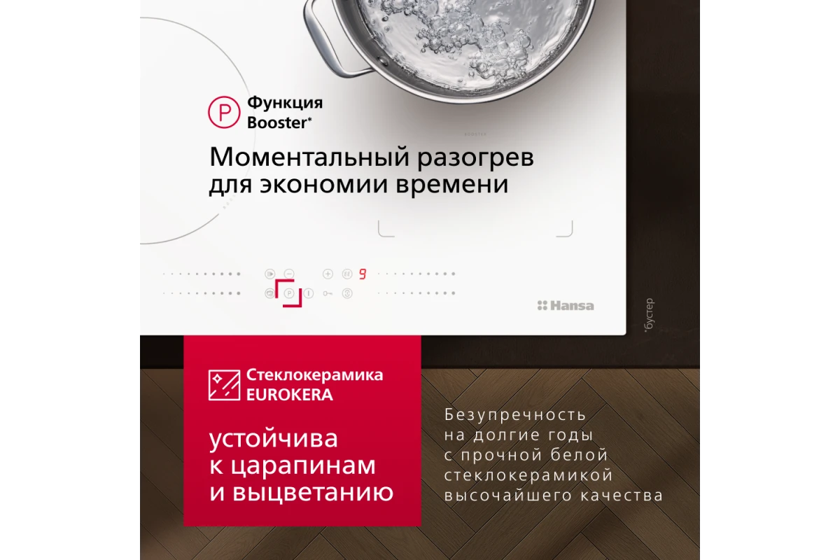Индукционная варочная панель Hansa PRO CHEF BHIW68600