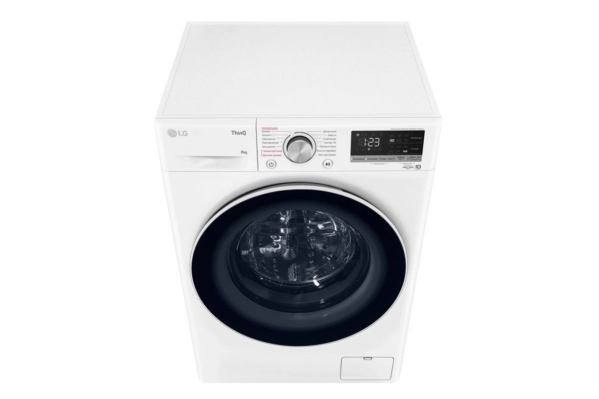 Стиральная машина LG F4V5TS0W с технологией AI DD