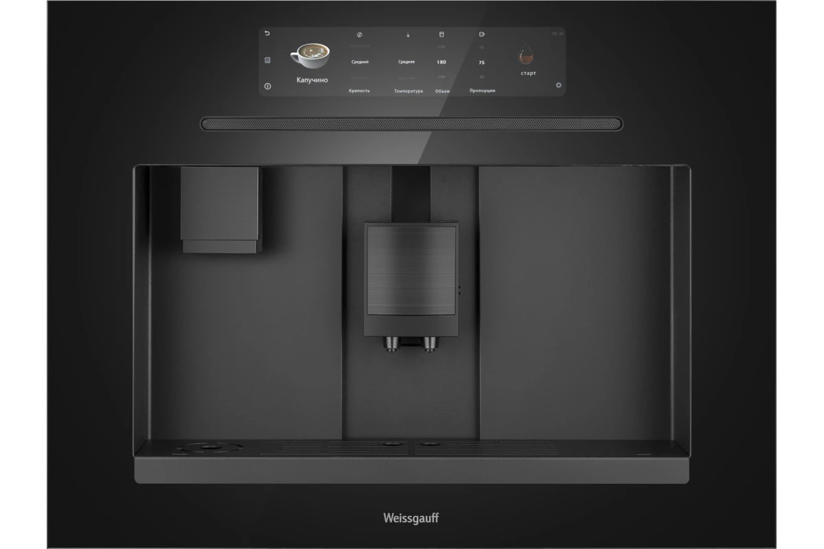 Встраиваемая кофемашина с лёдогенератором Weissgauff WCMIM-999 Coffee & Ice Maker