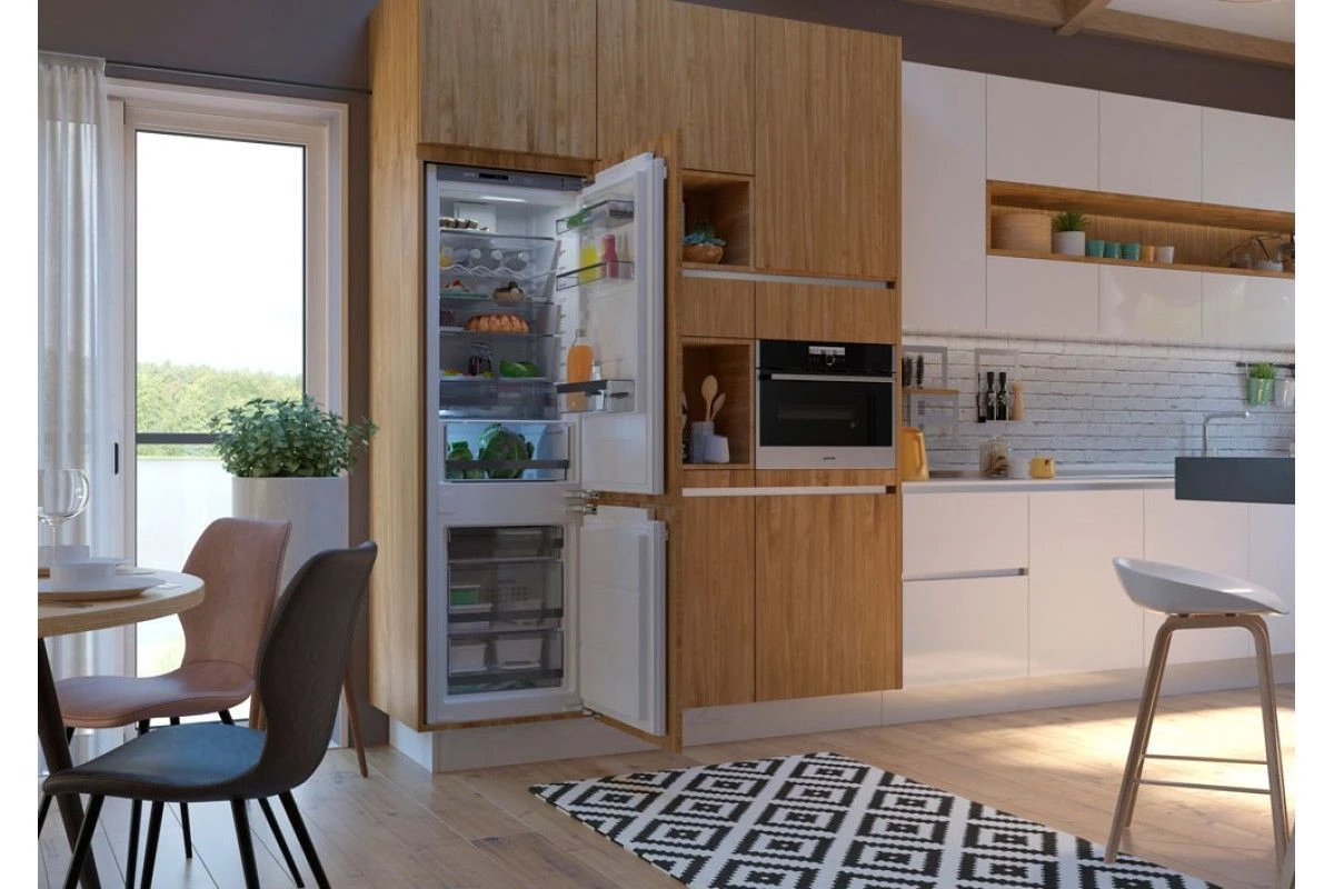 Встраиваемый двухкамерный холодильник Gorenje NRKI4182A1