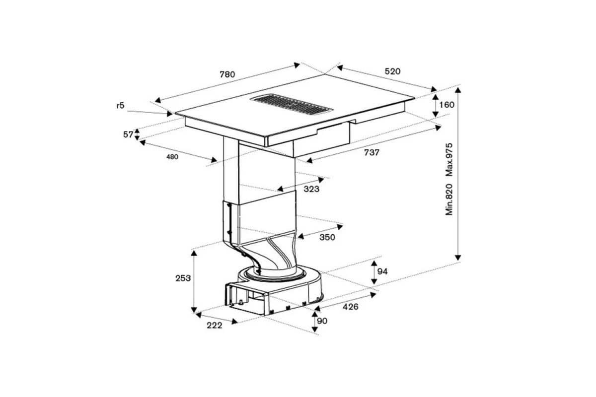 Индукционная варочная панель Bertazzoni Modern P784ICHNE черная