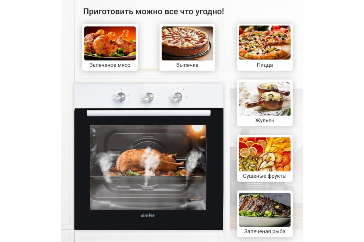 Электрический духовой шкаф Simfer B6EW16011