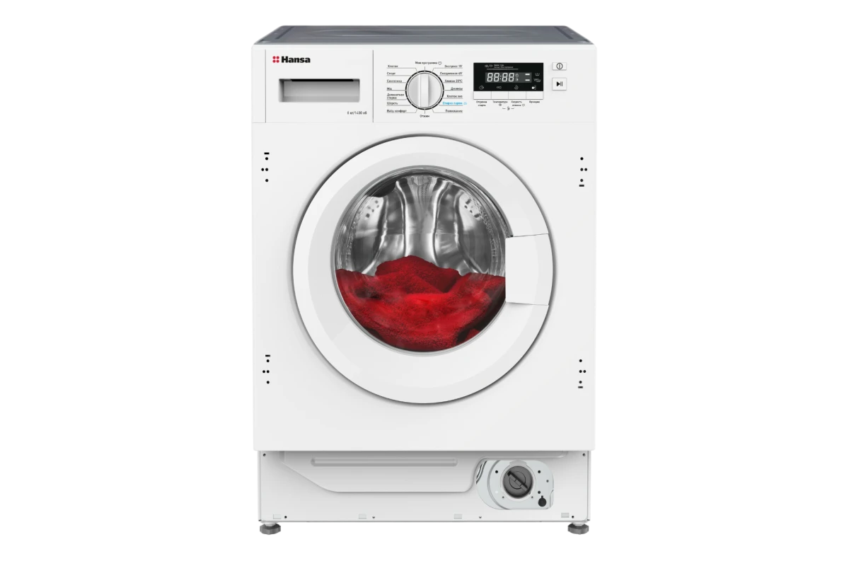 Встраиваемая стиральная машина Hansa WHE14018BI