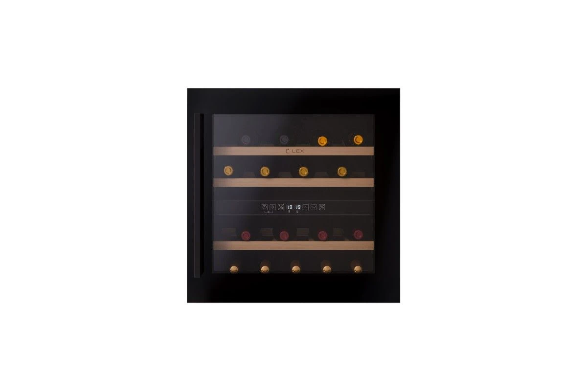 Винный шкаф встраиваемый LEX LWD6036BL dual zone