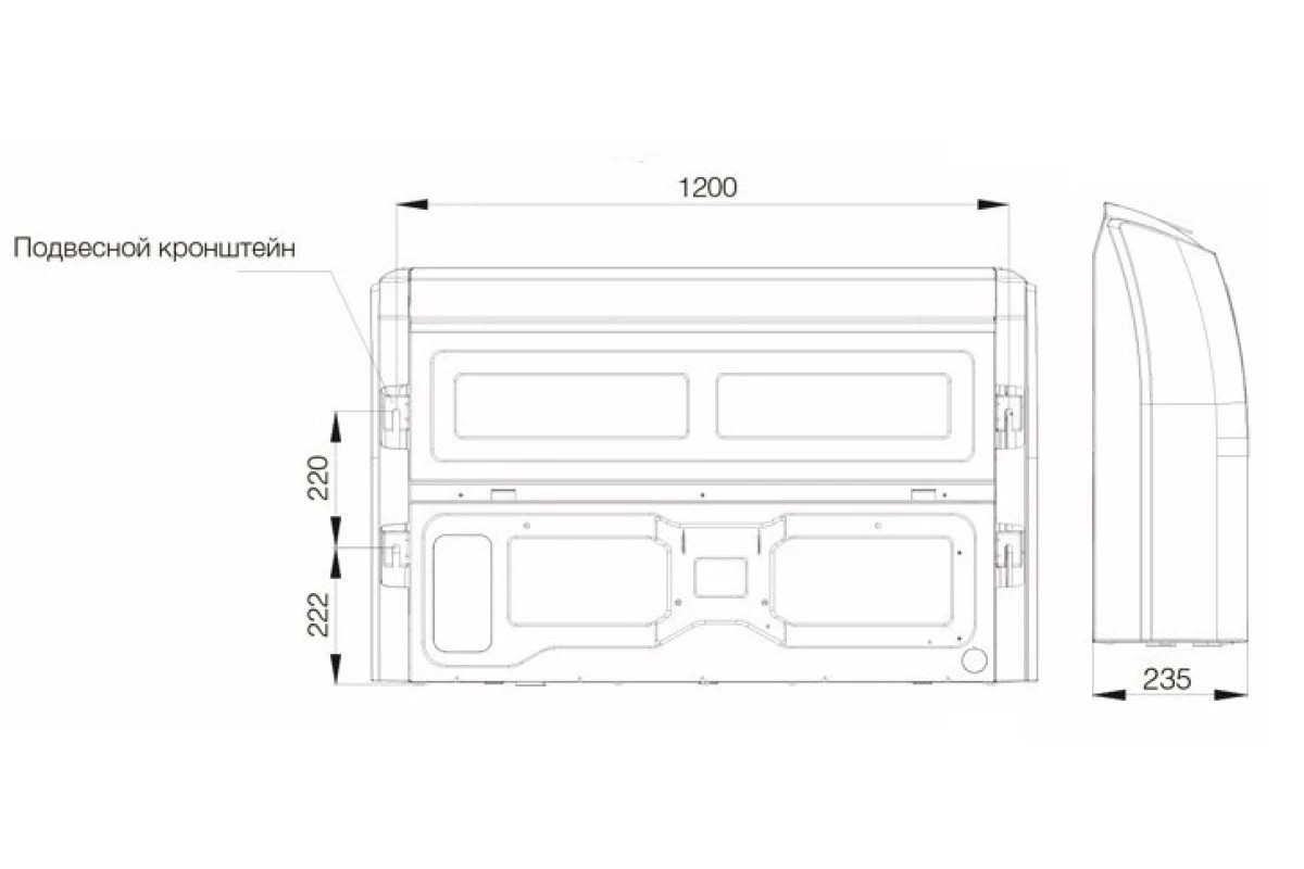 Напольно-потолочный кондиционер Excon CR-01-1022
