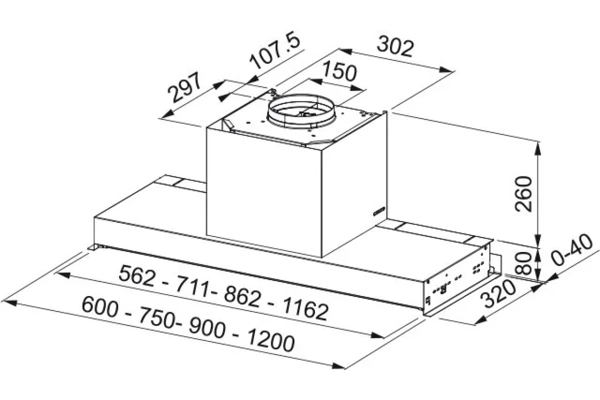 Вытяжка Franke FST DRIP-FREE 60 X/2 KL