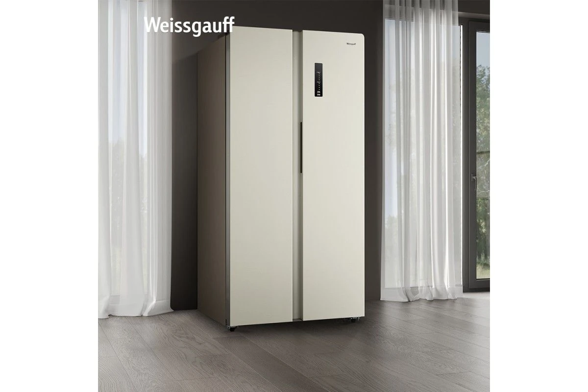 Отдельностоящий холодильник с инвертором Weissgauff WSBS 600 Be NoFrost Inverter