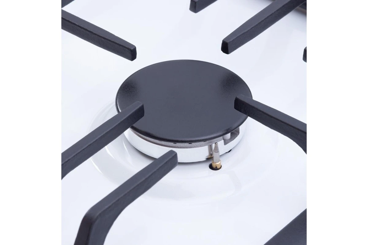 Газовая варочная панель HiSTORY HGE 320C FWH, белый