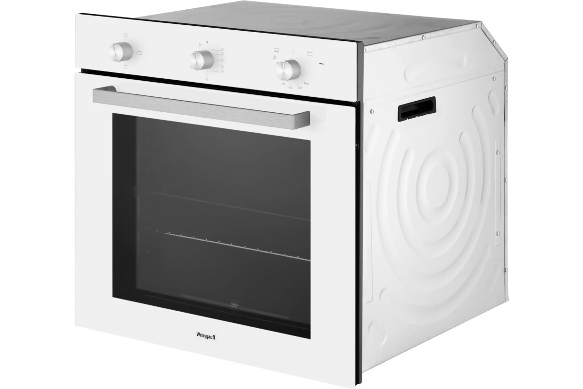 Духовой шкаф газовый Weissgauff WGO 702 WHITE GLASS