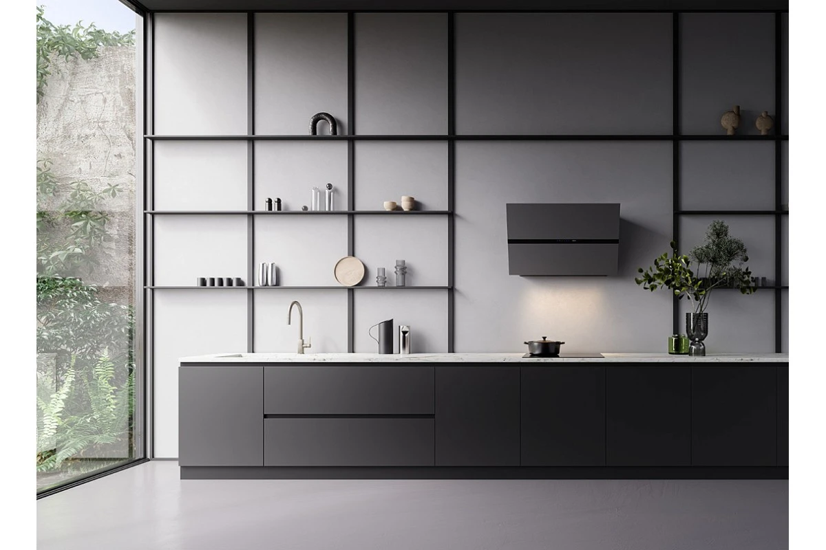 Вытяжка Falmec FUSION 85 GLASS BLACK