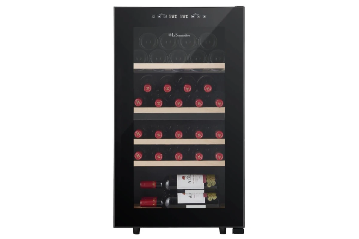 Двухзонный винный шкаф La Sommeliere SLS32DZBLACK