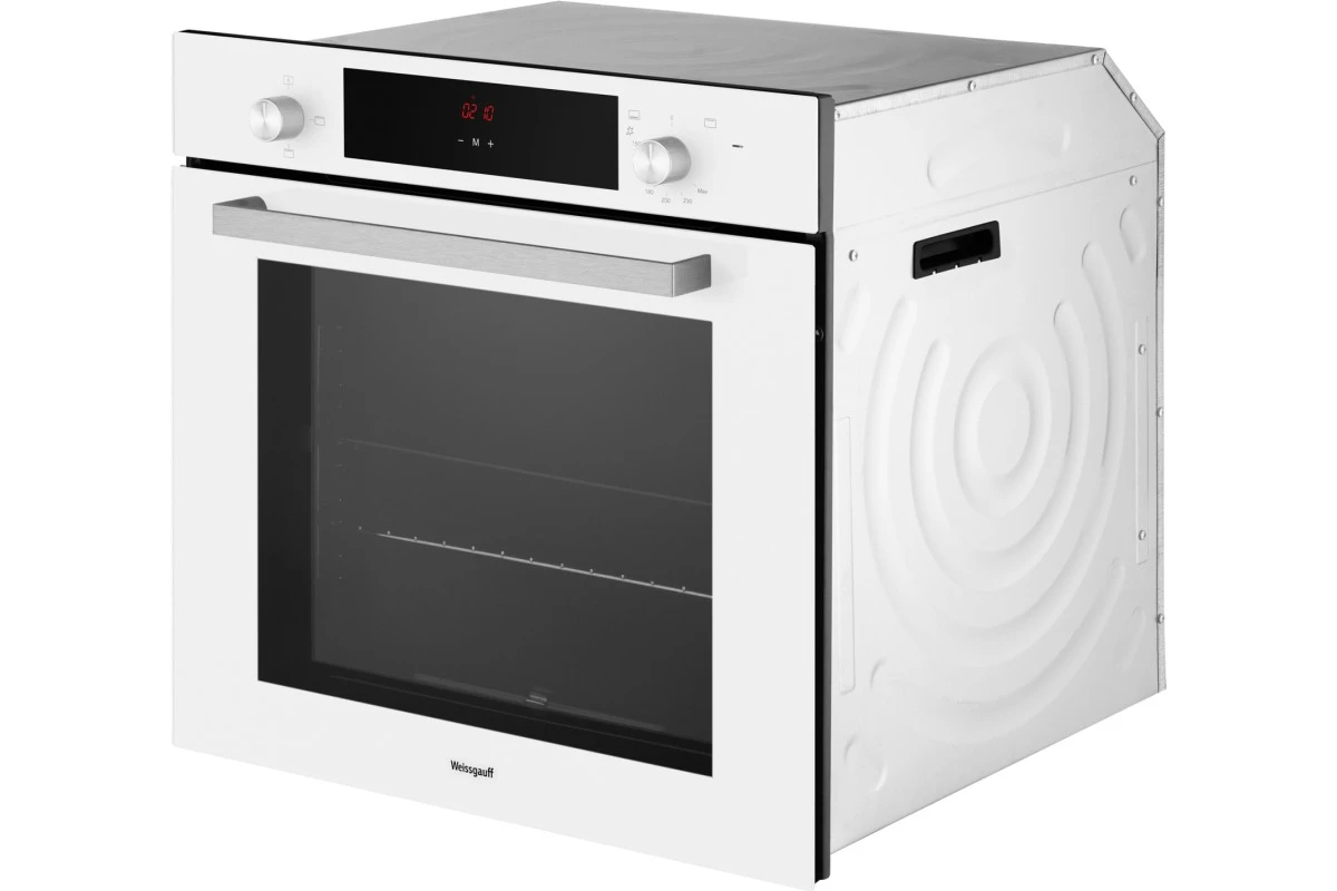 Духовой шкаф газовый Weissgauff WGO 702 D WHITE GLASS