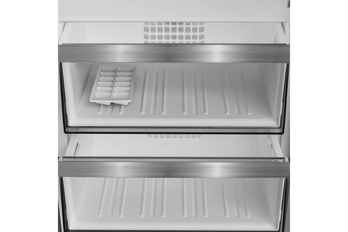 Холодильник с нижней морозильной камерой Grundig GKPN66830FXD
