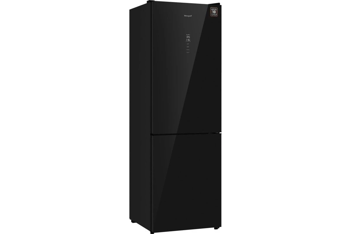 Отдельностоящий холодильник с инвертором Weissgauff WRK 185 Total NoFrost Inverter Black Glass