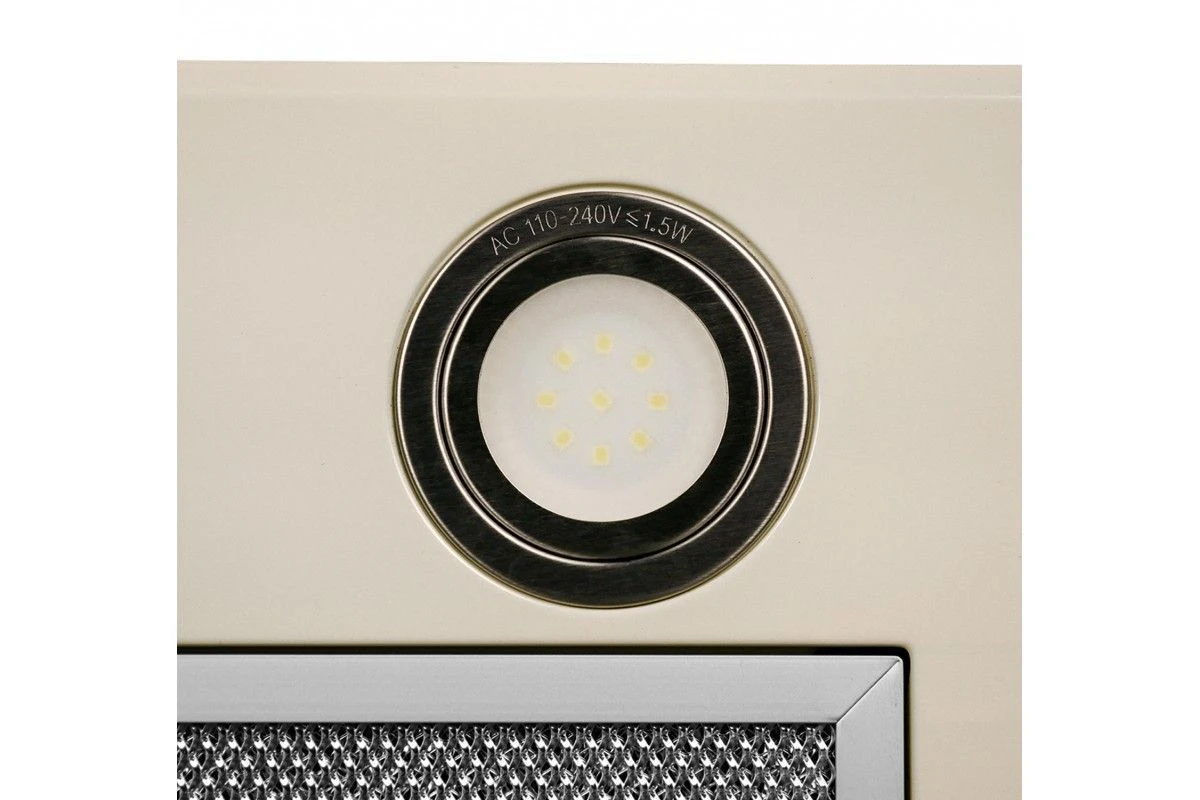 Встраиваемая кухонная вытяжка LEX GS BLOC P 600 Ivory Light Белый антик