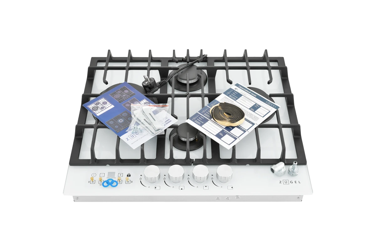 Газовая варочная панель ZUGEL ZGH600W