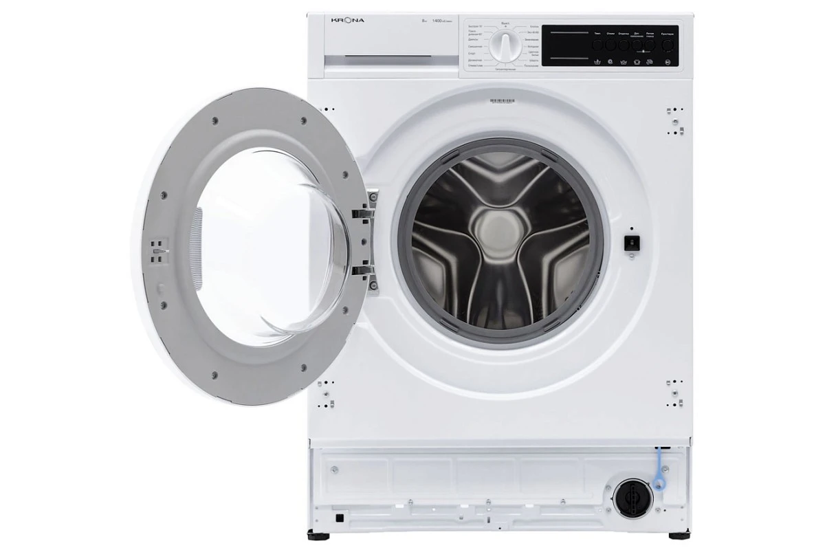 Встраиваемая стиральная машина Krona ZIMMER 1400 8K WHITE