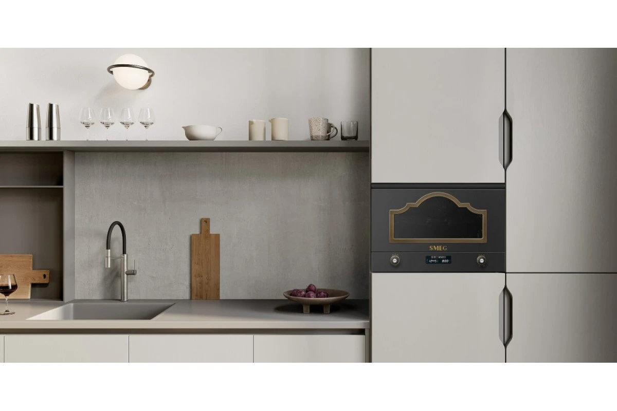 Встраиваемая микроволновая печь Smeg MP722AO