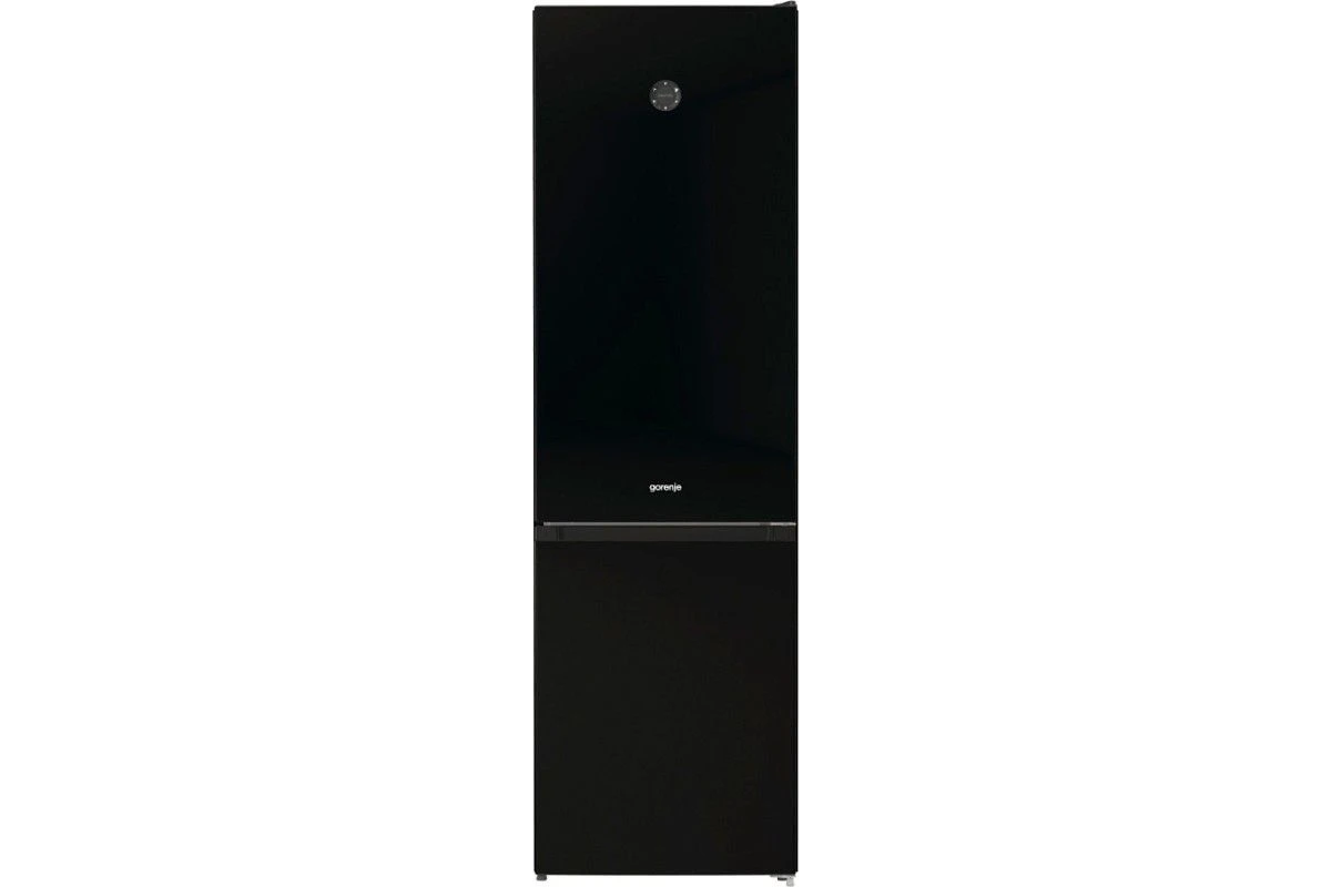 Отдельностоящий двухкамерный холодильник Gorenje NRK6201SYBK