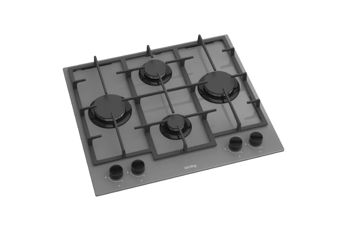 Газовая стеклянная варочная панель Korting HGG 6301 CGr